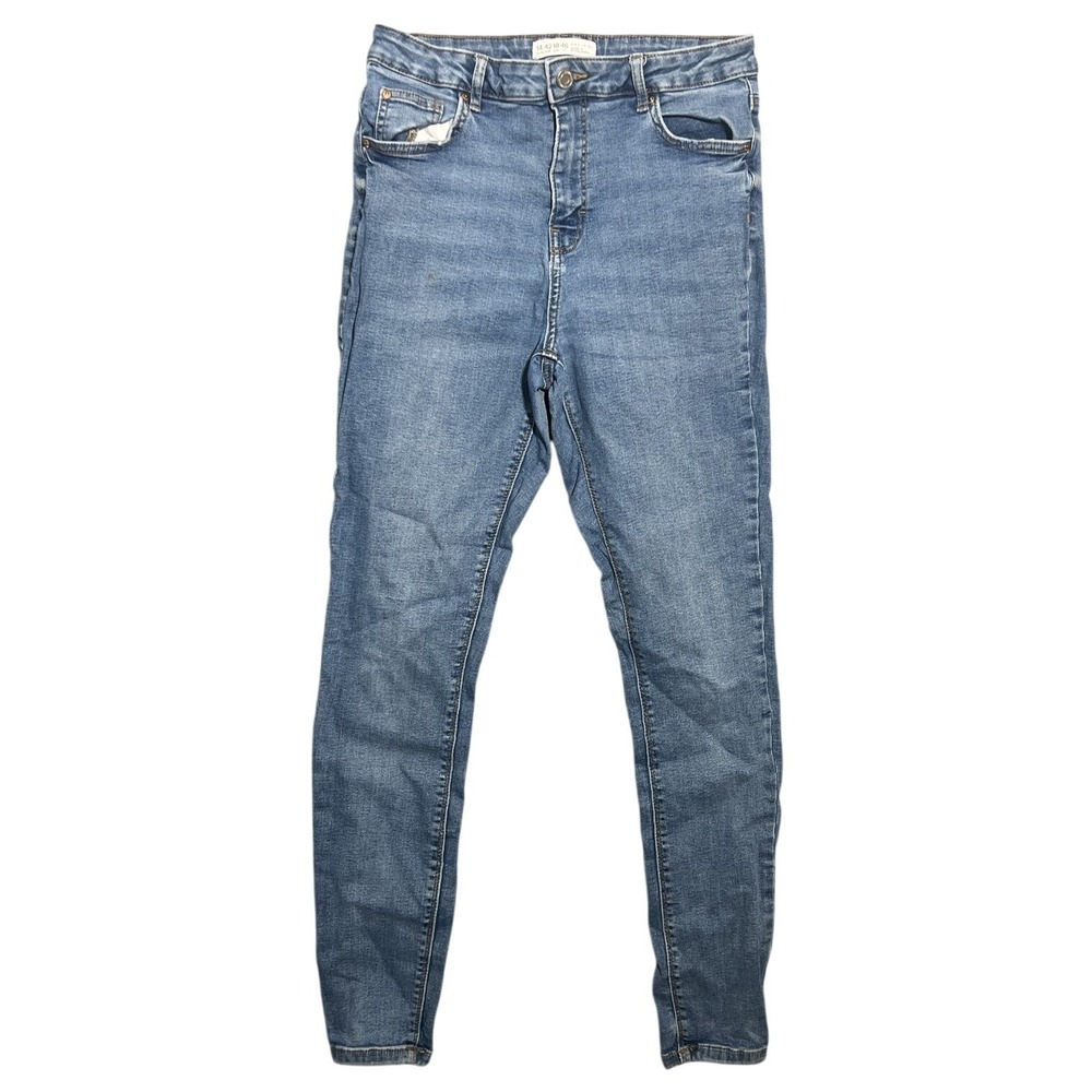 Denim Co Women's Size 10 (USA) Blue Medium Wash Skinny‎ Jeans Made in Bangladesh